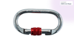 Carabiners Oval Shape 25 KN, Heavy Duty Alloy Steel(vis)