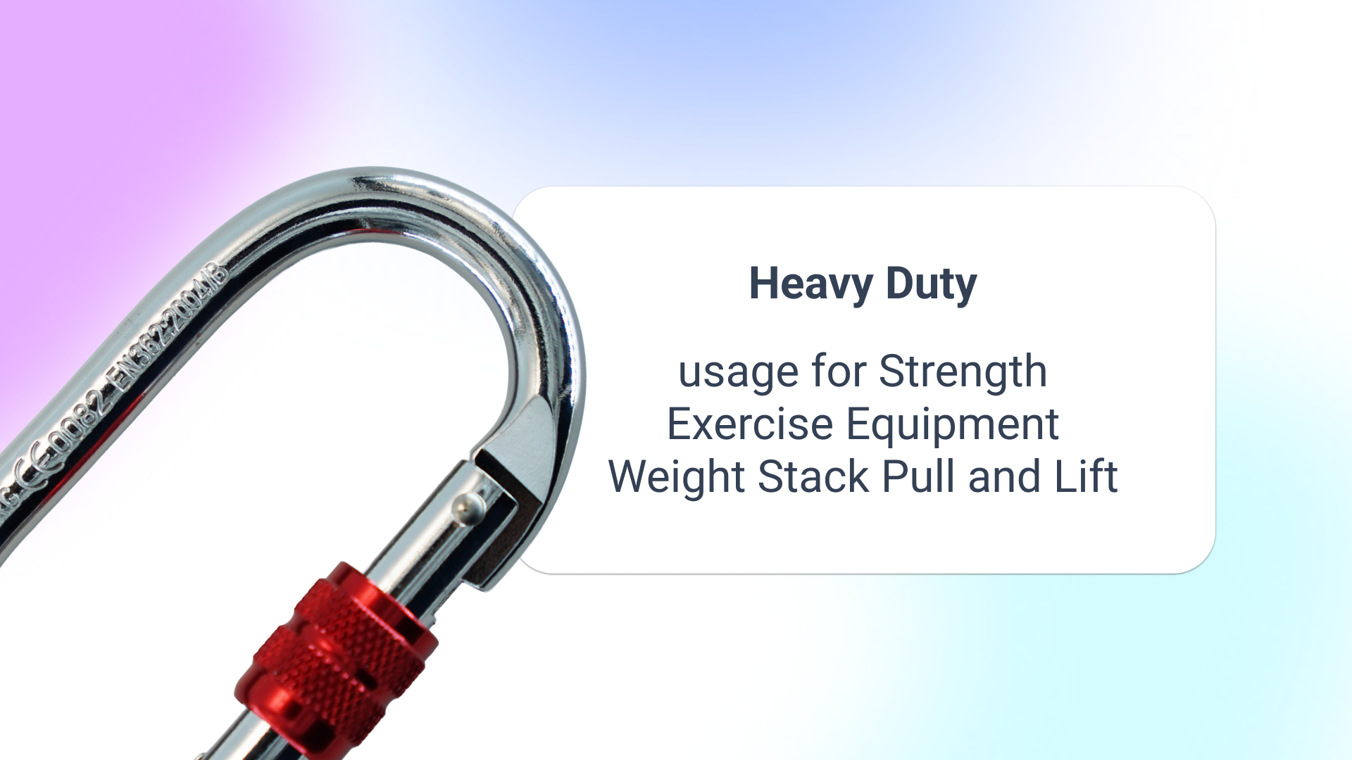 Product banner carabiner 2